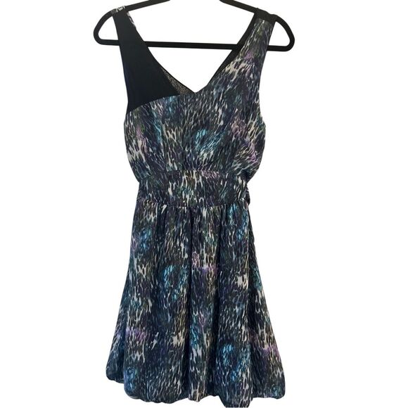 NWT Sugarlips Chiffon Bubble Hem Dress size S Whimsygoth fairy artsy water color - Picture 1 of 8